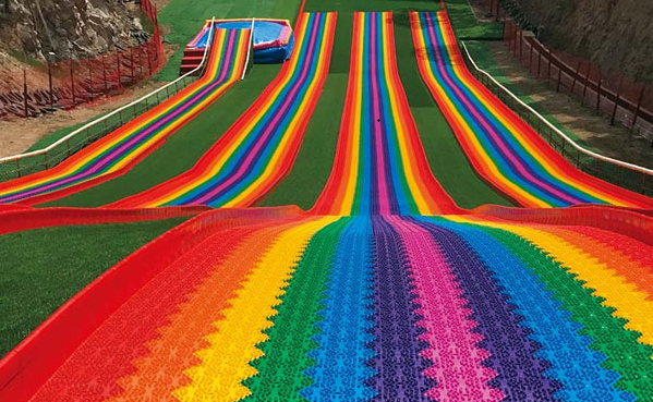 Diverse Designs & Fun Rides of Rainbow Slides